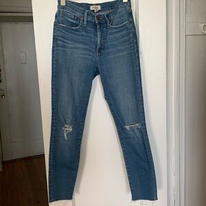 Madewell 9” mid rise skinny jeans size 28 style m4298